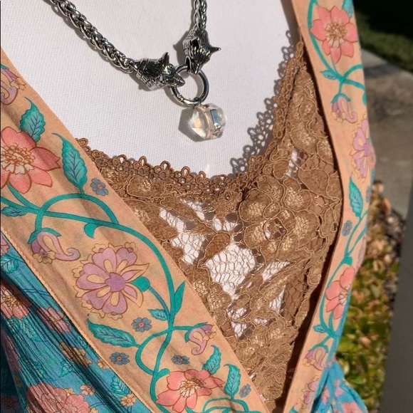 BNWT Spell Love Story Midi Robe S/M - Picture 7 of 17